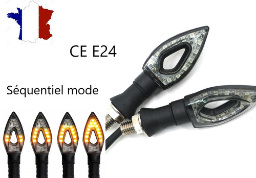 Clignotant led moto - clignotant, ce