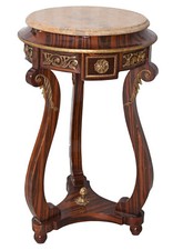 Table D'Appoint Baroque Ronde Antique