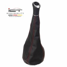 ICT Pommeau levier pour VW T4 Multivan EuroVan Transporter couture rouge C61