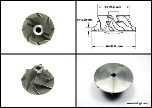 Turbocharger compressor wheel - turbocharger,