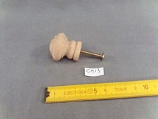 Bouton poignée en bois (1) diamètre 31 mm avec insert pour tiroir porte (CM13)