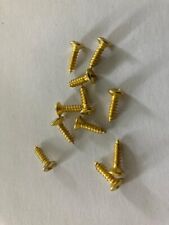 11 PICKGUARD SCREWS GOLD FOR STRATOCASTER TELECASTER FENDER SQUIER SCHECTER