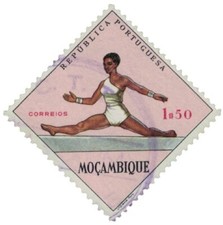 Mozambique 1962 Oblitéré Sport Gymnastique Poutre Y&T MZ 481 SU