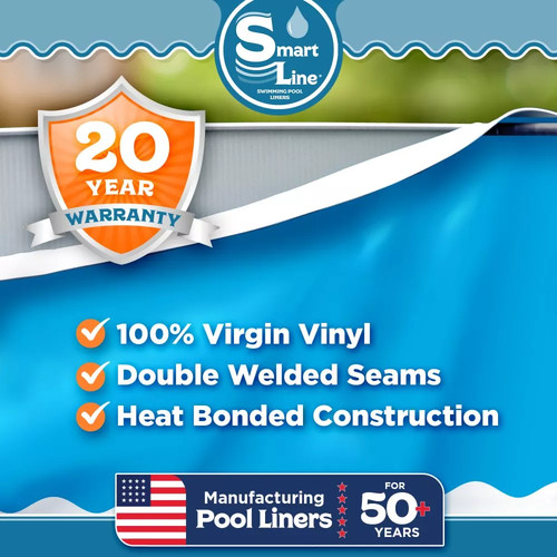 Smartline plain blue - blue, 20