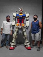 Anime Robot BATTLE DAMAGED VERSION GUNPLA  HUMAN / Life Size custom statue 
