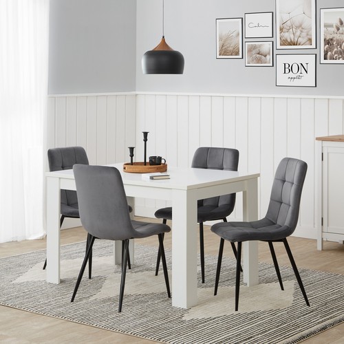 Table 120x80 bois blanc - cm,