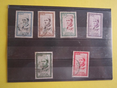Timbres maroc roi mohammed - maroc,