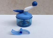TUPPERWARE - QUICK CHEF - CUISINE - HACHOIR - BATTEUR MANUEL - BLEU