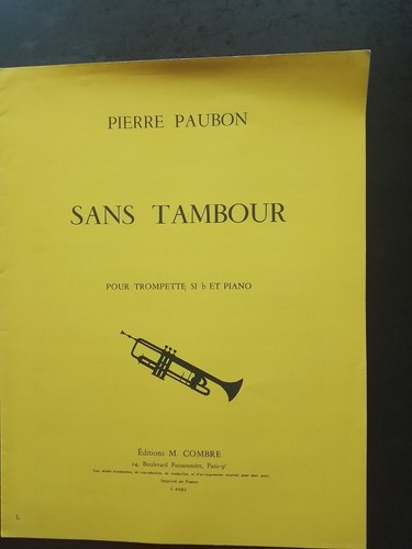 Partition pierre paubon - partition,