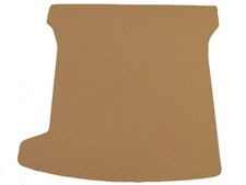 Matelassé Cuir éco BEIGE FONCÉ Tapis coffre pour Dacia Jogger 5/7 places 2022-…