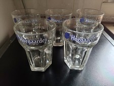 5 VERRES A BIERE HOEGAARDEN