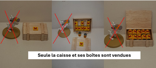 Figurine tintin caisse - -,
