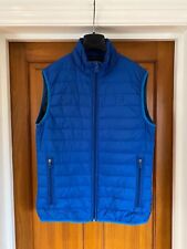 Armani Jeans Men's Blue Duck Down & Feather Insulated Gilet Bodywarmer M (40")