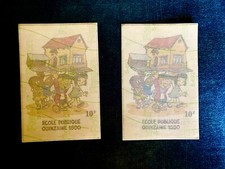 1 STICKER sticker "Public School - Fortnight 1990" BENOIT BRISEFER by PEYO