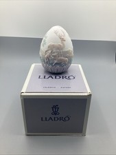 NOS Lladro 1995 Limited Edition Porcelain Egg #17550 Stag Deer W/Original Box!!