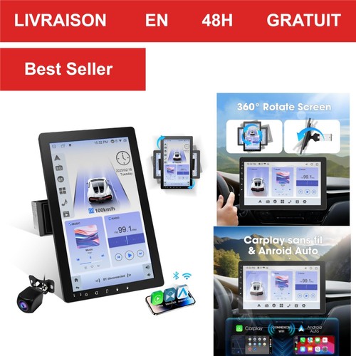 360 autoradio rotatif auto - autoradio, rotatif,