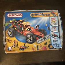 Meccano Build And Play Set Of 5 Models 110 Pieces Age 5 - 8 with Original Box