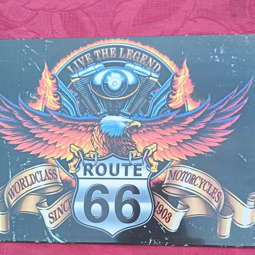 Plaque métal route - «, 66