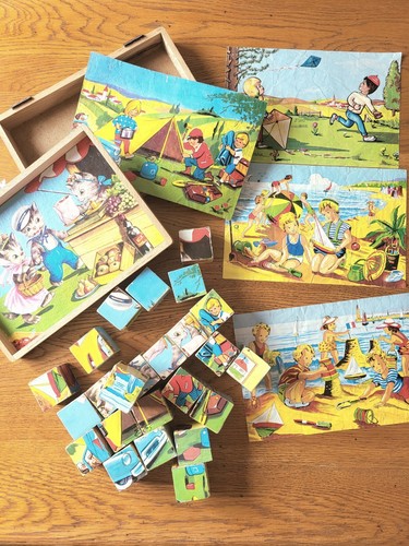 Jeu cubes ancien complet - ancien,