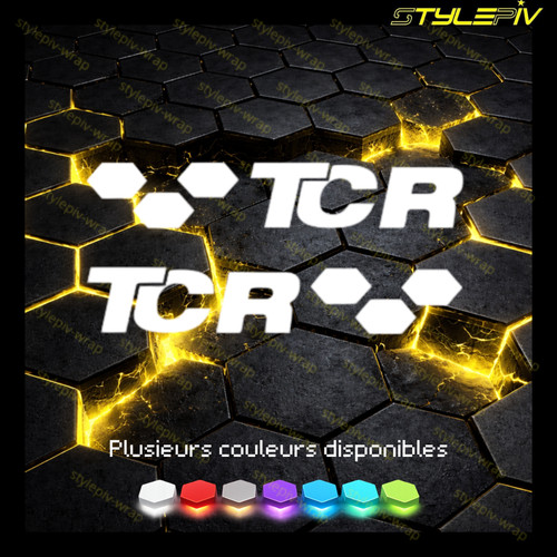 Stickers tcr vinyle - 2, –