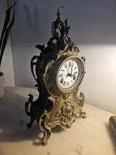 Cartel ancien horloge bronze