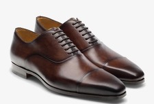 MAGNANNI “TERRIL” Dark Brown Cap Toe Oxford Size US 14  MSRP $425
