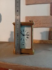 Mini pendule de voyage, pendulette - Pendule d'officier. A restaurer.