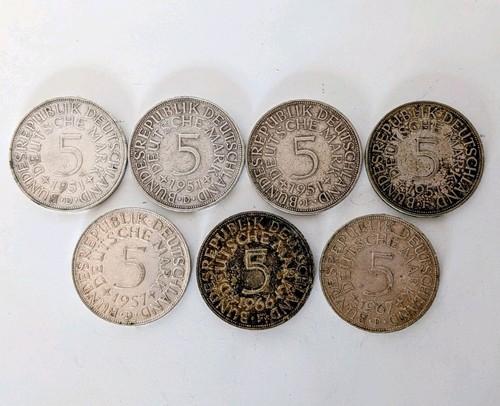 Lot pièces 5 - de, 7