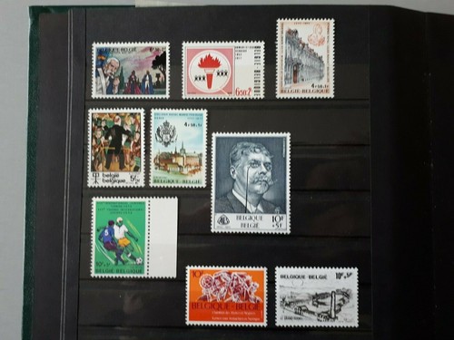 Timbres belgique 1977 1979 - 1977,