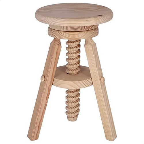 Tabouret bois vis - tabouret, à