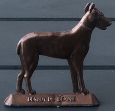 Figurine Chien Berger De Beauce Chocolat Salavin, Pub, Publicitaire