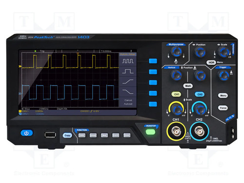 Peaktech 1403 oscilloscope - peaktech,