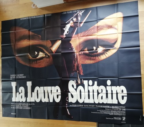 Louve solitaire affiche - louve,