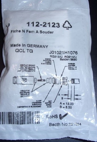 J01021h1076 connecteur n - 1,