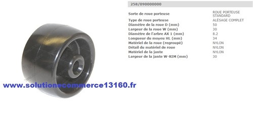 Galet entree nylon - galet, d