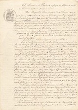 ANCIEN ACTE CIVIL 1875 FILIGRANE TIMBRE FISCAL LODEVE HERAULT 34