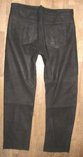 Pantalon En Cuir Pour Hommes /