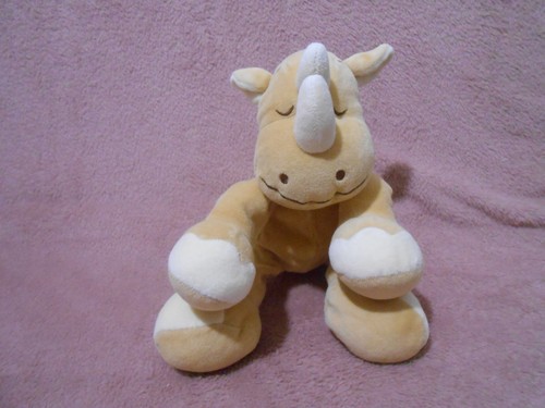 Doudou peluche rhinocéros