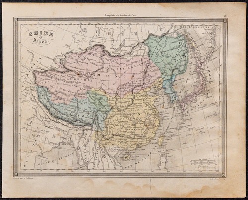 1860ca carte géographique - 1860ca,