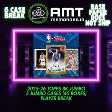 Joan Beringer Timberwolves 2025-26 Topps Jumbo 5X Case 40X Box Break #1