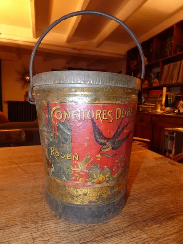 Ancien grand pot confiture - ancien,