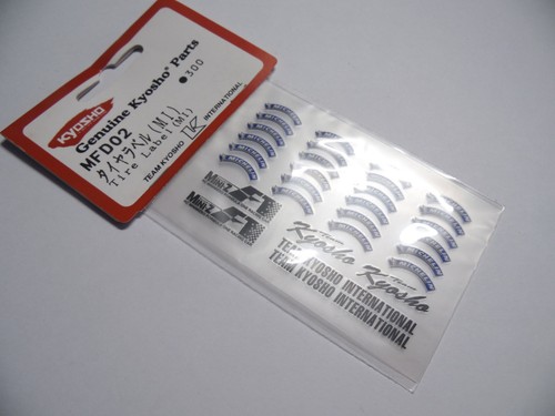 Kyosho mfd02 tire label - mfd02, )