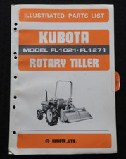 Catalogue De Pièces Du Motoculteur Rotatif Kubota FL1021 FL1271