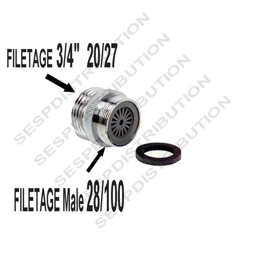 Raccord 28x100 20x27 - , m