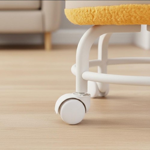 Tabouret bas roulettes - à,