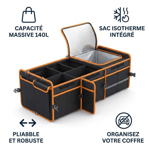 Organisateur coffre voiture - organisateur,