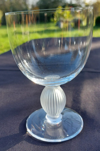 Verres vin cristal - À, lalique