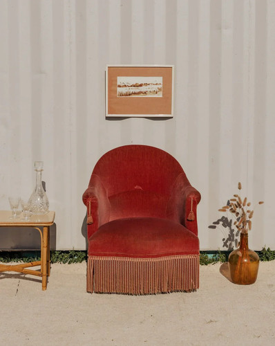 Ernest fauteuil crapaud en - fauteuil,