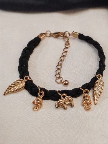 Bracelet cuir torsadé - bracelet,