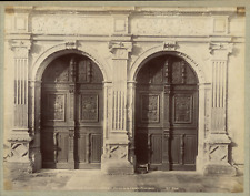 France, Indre-et-Loire, Château d&#039;Azay-le-Rideau, Portes de la Façade Princ